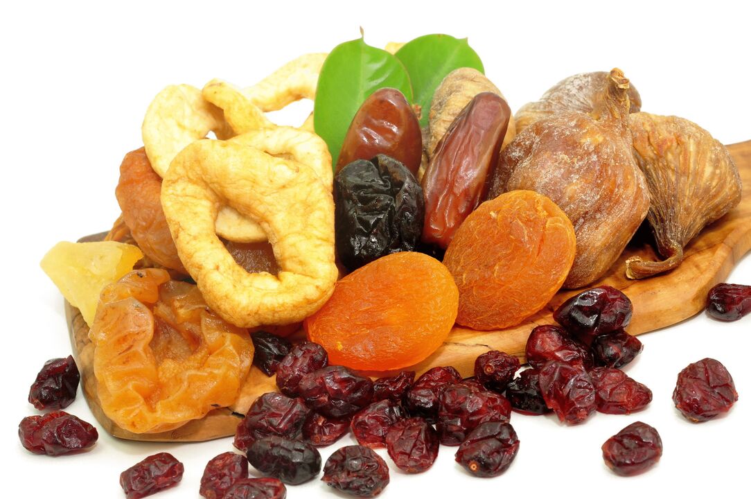 sušené ovoce při pankreatitidě